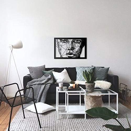 Pour Salon Decoration Murale Chambre A Coucher Pour Femme Sculpture Murale En Metal Tubibu 45 7 X 68 5 Cm Decoration Murale Sculptures Murales