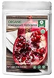Naturevibe Botanicals Pomegranate Peel Powder 1/2 Lb (8 Oz) - Organic Punica Granatum | Gluten Free & Non GMO | Skin Care.