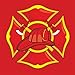 Firefighter Deluxe Party Supplies Pack (149 Pieces for 20 Guests) - Complete Tableware and Decorations Set - Fireman Party Plates and Napkins, Fire Truck Decorations for Boys, Blue Orchards