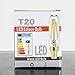 E12 Edison Small Led Bulb Dimmable 4W, Equal 40W Candelabra Bulb Daylight 4000K Clear T6 T20 E12 Filament Candle Light Bulbs, 6 Packs by LEOOLS.
