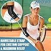 Elbow Brace Compression Support - Elbow Sleeve For Tendonitis, Tennis Elbow Brace And Golfers