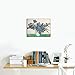 Wieco Art Irises by Van Gogh Famous Floral Oil Paintings Reproduction Modern Wrapped Giclee Canvas Prints Blue Flowers Pictures on Canvas Wall Art for Living Room Bedroom Home Office Decorations
