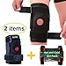 BodyMoves Kid's Hinged Knee Brace Support Plus Hot and Cold Ice Pack (Sporty Black)