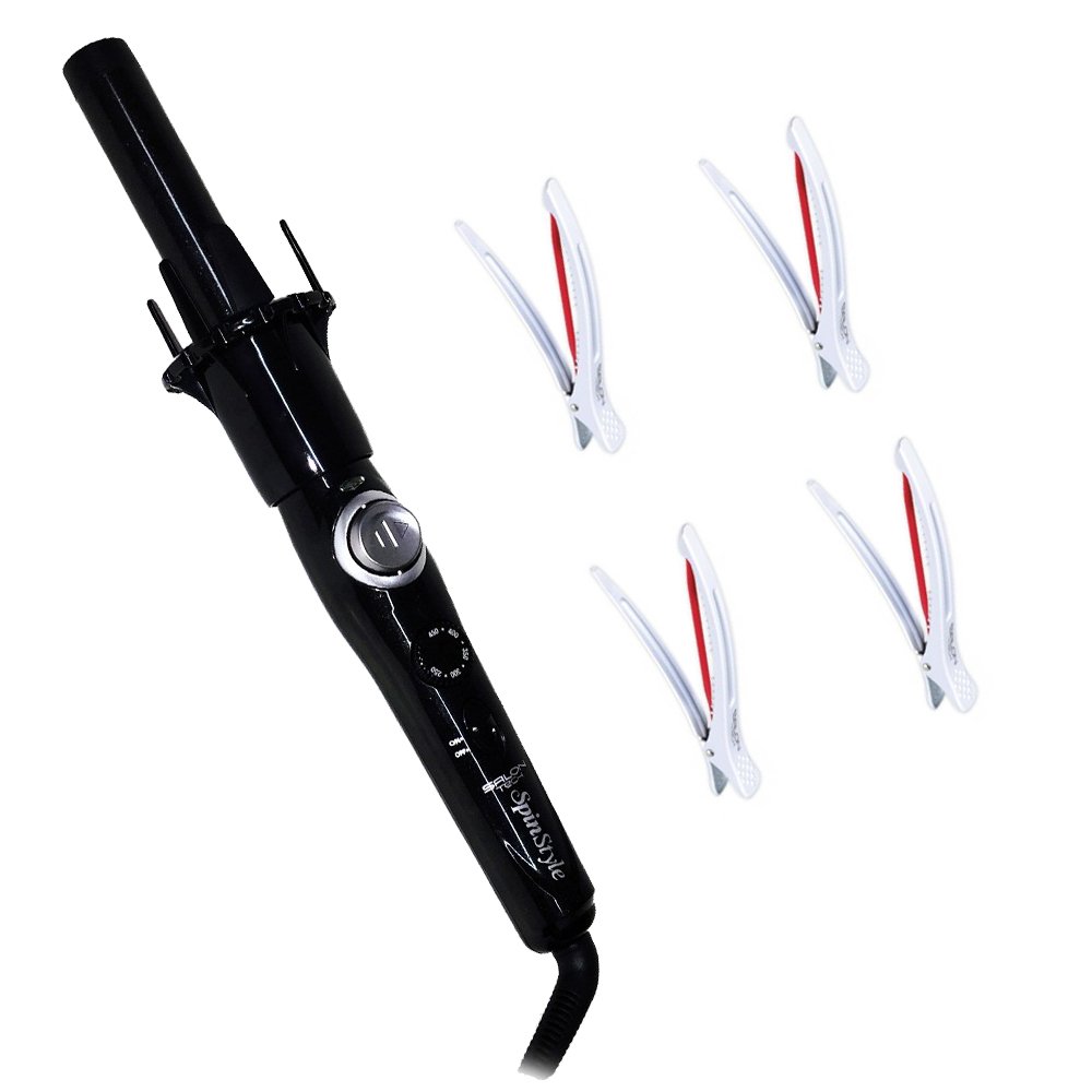 salon tech spinstyle pro automatic hair curling iron