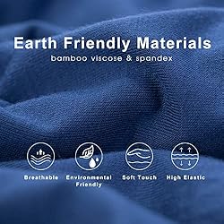 BAMBOO COOL Men's Underwear Boxer Briefs Soft