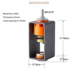 Top Mount Spring Damping Shock Absorber, Ceiling