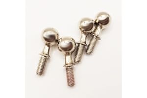 YOYOHOBBY 4pcs Steel Pillow Balls AR330197 for Arrma Kraton 6S BLX Outcast Notorious Talion Infraction Mojave Typhon 6S BLX, Limitless Roller Upgrade Part