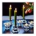 Royal Glass (Set of 4) Unique Reversible Tea Light Candle Holder Design, 2