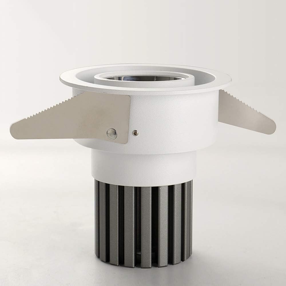 Popertr Dimmable LED Recessed Downlight DALI Dimming COB Recessed Spotlights for Hotel Restaurant Home Commercial Lighting CRI80 High Brightness LED Recessed Ceiling Light (Color : 3000k-30W)