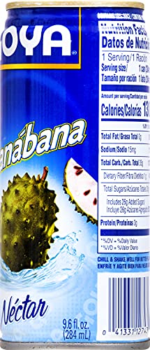 GOYA FOODS GUANABANA SOURSOP NECTAR, 9.6 FL OZ (PACK OF 24)