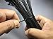 Aroma Trees 10 Inch 300 Pcs Heavy Duty Zip Ties Black Nylon Cable Ties Certified for Office and Home Use for Organizing Cables and Objects, Highly Durable Strong