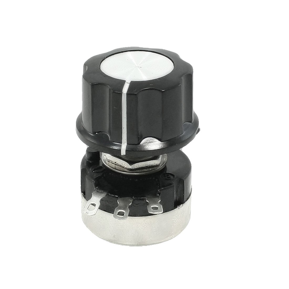 sourcingmap RV24YN20S 10K ohm Single Turn Carbon Film Rotary Taper Potentiometer w Knob