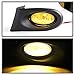 AUTOSAVER88 Fog Lights Compatible with 2002 2003 2004 Acura RSX 02-04 Fog Light Replacement,with 12V 55W H11 Bulbs,Wiring Harness and Switch Yellow Lens