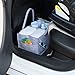 Baby Diaper Caddy by Bonbino - Luxury Portable Diaper Storage Caddy with Changeable Compartments. for Home, Car & Nursery Organizer for Diapers and Baby Wipes - Royal Grey Nursery Storage Bin