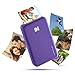 Kodak Mini 2 HD Wireless Portable Mobile Instant Photo Printer, Print Social Media Photos, Premium Quality Full Color Prints – Compatible w/iOS & Android Devices (Purple)