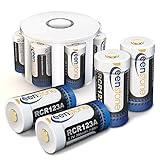 Keenstone 3.7V 700mAh Li-ion Rechargeable RCR123A Battery 8 PCS with 8 Slot Charger for Arlo Security Cameras