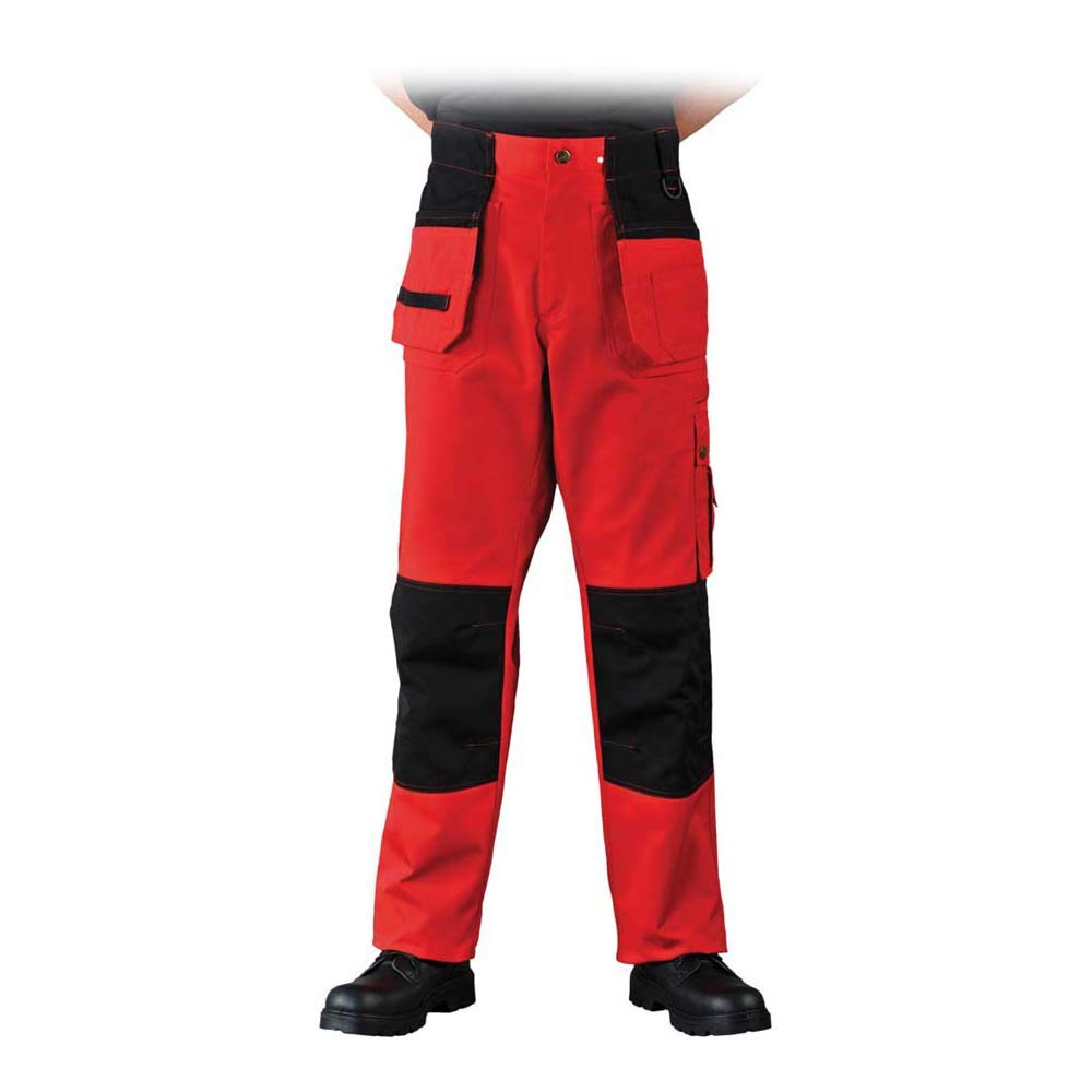Leber&Hollman LH-Ronter_50 Redhard Protective Trousers, Red-Black, 50 Size