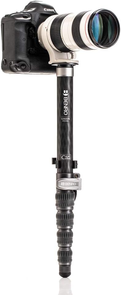 Benro SUPADUPA Monopod with pivot leg base, Black - Image 4