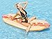 Coconut Float Pool Floats; Hot Dog Pool Raft, 7 Ft.