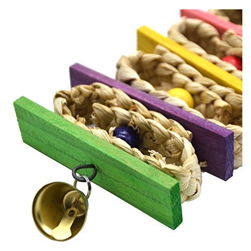 Mempa Parrot Toy,Bird Toys, Hanging Toy Parrot Nest Suitable for Medium and Small Parrots and Birds.… - Thumbnail 6