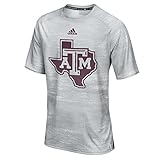 Texas A&M Aggies Adidas 2016 Sideline Climalite S/S Training Shirt - Gray