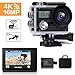 Action Camera, MOSPRO 4K 16MP Dual Screen WiFi Waterproof Sports Cam 170 Degree Wide Angle DV Camcorder with 2 Rechargeable Batteries 19 Mounting Accessories Kit