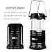 4 Pack Portable LED Camping Lantern, Novelty Place [Heavy Duty & Waterproof] Outdoor Hiking Gear Lights - Ultra Bright Compact Size - Battery Powered Emergency Flashlight