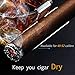 Boravis Cigar Glass Holder, 2 Pack Whiskey Glass Cigar Holder,Specially Designed for Whiskey & Cigar Lovers