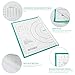 SveBake Silicone Baking Mat - Reusable Extra Thick Non-Slip Non-Stick Pastry Mat with Measurements for Pastry Rolling, 15.7