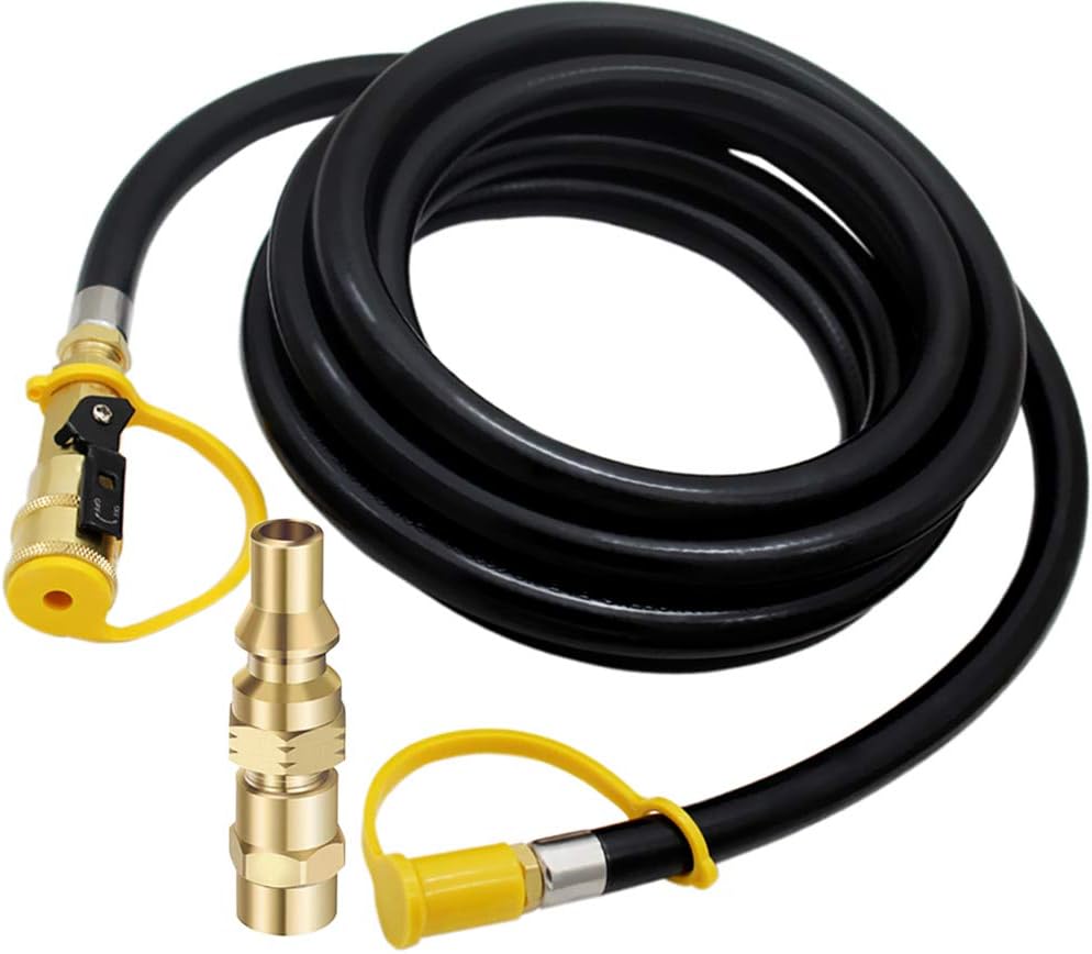 MENSI 12 Feet RV 1/4" Quick Connect Adapter Fitting