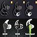 TEEMADE 12 Pieces for Bose Earbuds Replacement Tips Silicone Covers for Bose QC30 QuietControl 30 QC20 SIE2 IE3 Soundsport Wireless Earphones (Black)