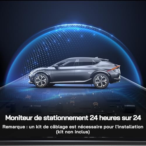 4K Dashcam Voiture Avant Arrière, Wi-FI Caméra Voiture, Grand Angle 170° G-Capteur, Caméra Embarquée Voiture avec Mode Stationnement 24H, Vision Nocturne, Enregistrement en Boucle