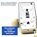 Single Line Classic 2554 Wall Mountable Phone with Loud Ringer and Handset Volume Control Switch, Wall Mount Jack Required, Ash
