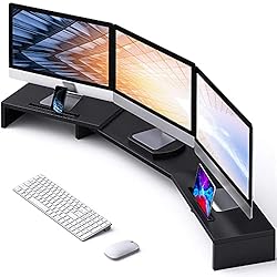 LORYERGO Triple Monitor Stand - Dual Monitor Stand