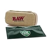 RAW Pre-Roll Wallet with Leaf Lock Gear Smell Proof Tobacco Pouch