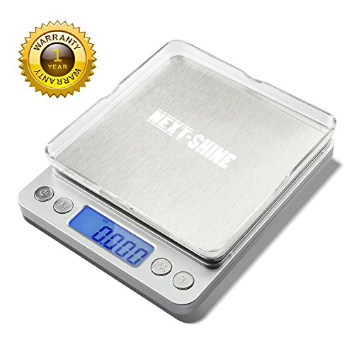 UPC 701948153673, Next-Shine 500g Digital Weight Scale with Tare Function, Stainless Steel