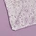 Amazon Basics 3 Piece Lightweight Microfiber Duvet Cover Set with Snap Buttons, Full/Queen, Solid, Lavender Paisley