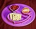 Deelish Baby Plate for Toddlers, Silicone Placemat for Kids, BPA Free, Non-Slip, 3 Compartments, Pink