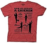 Arrested Development How To Imitate A Chicken Adult Heather Red T-Shirt