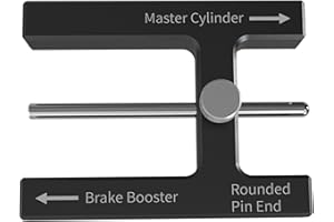 WEIGUZC Brake Booster Push Rod Adjustment Tool, Master Cylinder Push Rod Length Gauge for Adjustable Braking Distance of Brake Pedal, Suit for Most Brake Boosters with Adjustable Pins