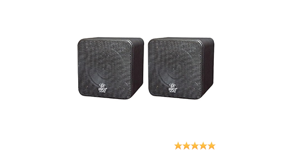 200-WATT Mini-Cube Bookshelf Speakers 
