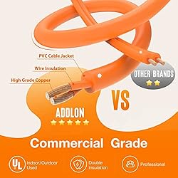 addlon 96 FT (2x48FT) Outdoor String Lights