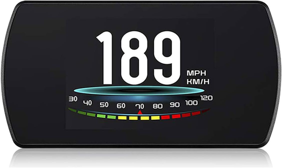 VIGORFLYRUN PARTS LTD T800 Car GPS Speedometer Head Up Display Smart Trip Computer Car HUD Display GPS Satellites Speed Work for All Vehicles