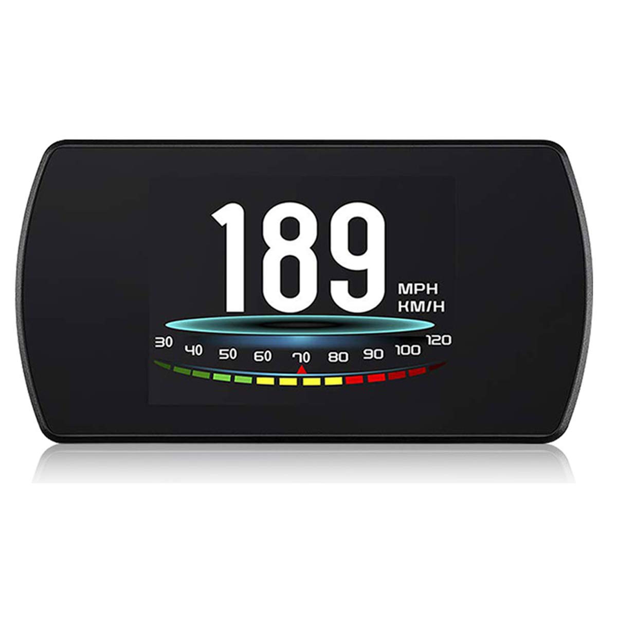 VIGORFLYRUN PARTS LTD T800 Car GPS Speedometer Head Up Display Smart Trip Computer Car HUD Display GPS Satellites Speed Work for All Vehicles