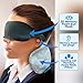Cooling Gel Memory Foam Neck & Travel Pillow Kit. 3D Memory Foam Sleep Mask & Ear Plugs. Patent Pending Cervical Contour Design is Ideal for Airplane or Car Travel. Portable Microfiber Carrying Bag.