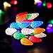 Brizled Faceted C6 LED String Lights, 100 LED Christmas Lights Indoor, 120V UL Certified Mini Lights Set Fairy Lights for Indoor and Outdoor, Easter, Patio and Christmas Tree Decorations, Multi-Color