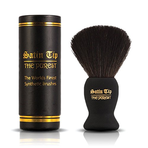 The Blades Grim & Satin Tip – Black Synthetic Shave Brush & Smolder Soap Kit