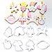 Mini Fantasy Unicorn Cookie Biscuit Fondant Cake Mold，Unicorn Cookie Cutter Fondant Mold Set - Fondant Cupcake, cake decorating in magic unicorn or fantastic unicorn theme parties