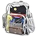 Planet Made Family Heavy Duty Extra Large Clear Backpack, Clear School Backpack. Transparent Backpack for Men and Women, Boys and Girl