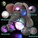 BSTAOFY 13'' Light up Elephant Stuffed Animals Glow LED Elephant Soft Plush Toys Night Light Companion Birthday Christmas for Kids Boys Girls